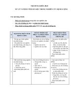 NỘI QUY KHÓA học xử lý và PHÂN TÍCH số LIỆU TRONG NGHIÊN cứu ĐỊNH LƯỢNG