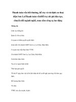 Thanh toán vốn bồi thường, hỗ trợ và tái định cư thuỷ điện Sơn LaThanh toán vốnHỗ trợ chi phí đào tạo, chuyển đổi ngành nghề, mua sắm công cụ lao động ppt