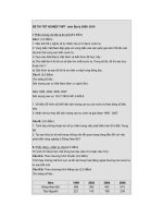 ĐỀ THI TỐT NGHIỆP THPT MÔN ĐỊA 2010