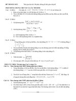 Đề số 2 - Đề tổng hợp luyện thi đại học môn toán chương trình không phân ban ppt