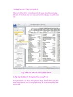 Thủ thuật hay cho Office 2010 (phần I) ppsx