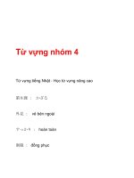 Từ vựng nhóm 4 pdf