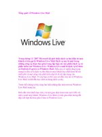 Tổng quát về Windows Live Mail pptx