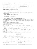 ĐÁP ÁN MÔN TOÁN TỐT NGHIỆP THPT 2010