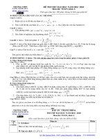 @ĐỀ-ĐA ôn thi ĐH số 2- Chất lượng tốt