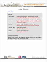 Tiếng anh thương mại - Ăn Mừng doc