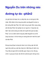 Nguyễn Du trên những nẻo đường tự do –phần2 pot