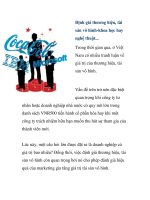 Định giá thương hiệu, tài sản vô hình-khoa học hay nghệ thuật... pdf