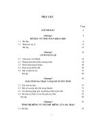 Giáo trình tính toán khoa học - Chương 1 potx