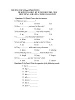 PDPHUNG- ĐỀ HKI 2- L6