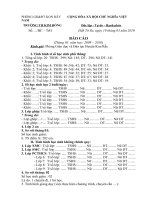 Báo cao Tháng 3 năm 2010