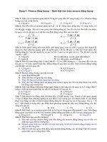 Chuyển động của vật rắn (dạng 3)