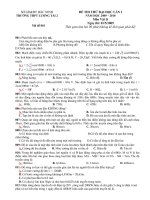 03 De va DA thi thu DH Ly