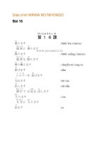 Giáo trình MINNA NO NIHONGO pps