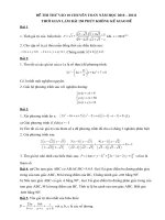 De thi Thu 10 chuyen Toan hay