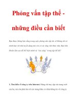 Phỏng vấn tập thể những điều cần biết ppt