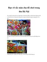 Rực rỡ sắc màu chợ đồ chơi trung thu Hà Nội pdf