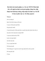 Bảo lãnh cho doanh nghiệp vay vốn của NHTM:Thẩm định hồ sơ đề nghị bảo lãnh của doanh nghiệp, thông báo chấp thuận bảo lãnh hoặc không chấp thuận bảo lãnh vay vốn đối với dự án phân cấp vay vốn bằng ngoại tệ pot