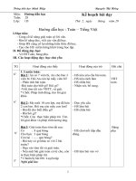 Hướng dẫn học: Toán - tiếng việt lớp 1 tiết 28 doc