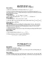 de thi thu mon toan 2010