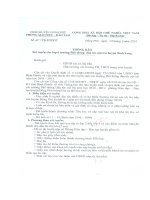 Số: 15/TB-PGDĐT ngày 10/6/2010 Thông báo xét tuyển vào lớp 6 trường Phổ thông Dân tộc nội trú huyện Bình Long