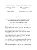 Quyết định 05/2011/QĐ-UBND potx