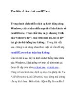 Tìm hiểu về tiến trình rundll32.exe potx