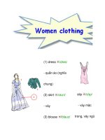 từ vựng về các loại quần áo doc