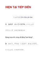 HIỆN TẠI TIẾP DIỄN docx