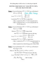 Phương pháp khảo sát hàm số chứa dấu giá trị tuyệt đối pptx