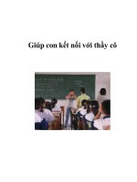 Giúp con kết nối với thầy cô doc