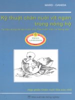 Kĩ Thuật Chăn Nuôi - Vịt, Ngan phần 1 ppt