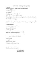 bai toan ve cuc tri hay