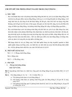 Chuyên đề ViiI. Phương pháp toạ độ trong mặt phẳng pps