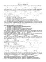 ĐỀ THI THỬ MÔN VẬT LÝ 2011 - ĐỀ SỐ 5 pdf