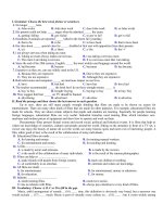 Đề thi thử cao đẳng, đại học môn tiếng anh - Đề số 7 pot