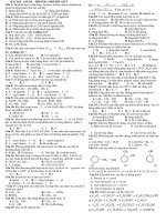 ôn thi đai học-phần ancol-andehit-phênol-axit