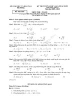 Đề thi thử vào 10 (lần 2) năm 2010 - 2011