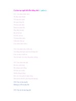 Ca dao tục ngữ bắt đầu bằng chữ C ( phần 4) doc