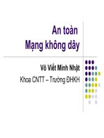 an toàn mạng không dây