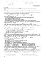 Đề thi thử Đại học năm 2010 môn vật lý ppt