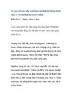 Sư vươn lên của các hoạt động marketing không chính thức so với marketing truyền thống ''''Bike Hero'''' – Người hùng xe đạp pot