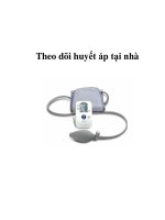 Theo dõi huyết áp tại nhà pdf