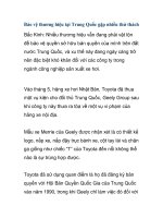 Bảo vệ thương hiệu tại Trung Quốc gặp nhiều thử thách potx