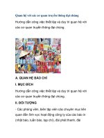 Quan hệ với các cơ quan truyền thông đại chúng ppsx