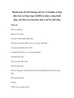 Thanh toán vốn bồi thường, hỗ trợ và tái định cư thuỷ điện Sơn LaTạm ứng vốnHỗ trợ nhà ở, công trình phụ, vật kiến trúc kèm theo nhà ở; hỗ trợ đời sống potx