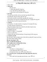 Giáo án 11 nc Chương Phép biến hinh