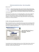Phần mềm nhận biết chữ viết tay - Tiện ích trong Office