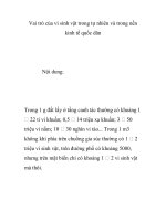 Vai trò của vi sinh vật trong tự nhiên và trong nền kinh tế doc