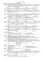 ĐỀ THI THỬ MÔN VẬT LÝ 2011 - ĐỀ SỐ 25 pdf